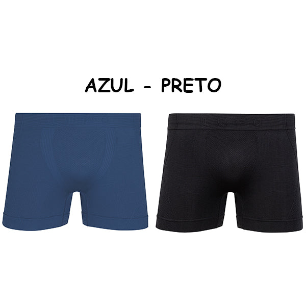 Lupo-766-009 Kit 2 Cuecas Boxer