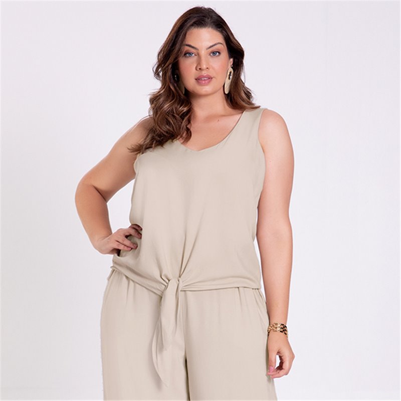 Lunender-35223 Regata Plus Size Bege