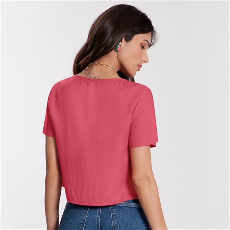 Lunender-35530 Blusa Rosa