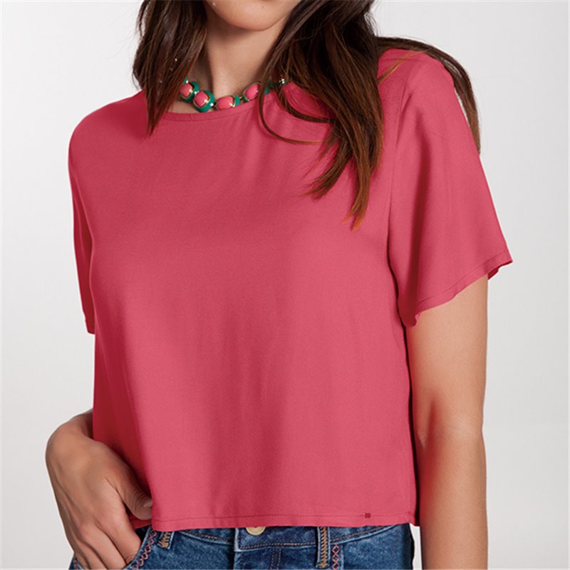 Lunender-35530 Blusa Rosa