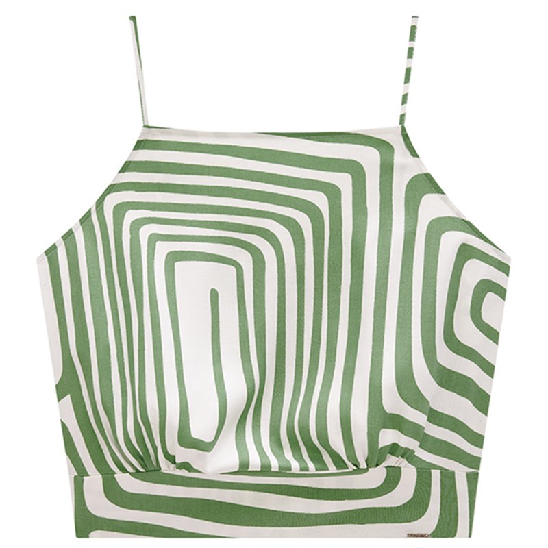 Lunender-35546 Blusa Verde