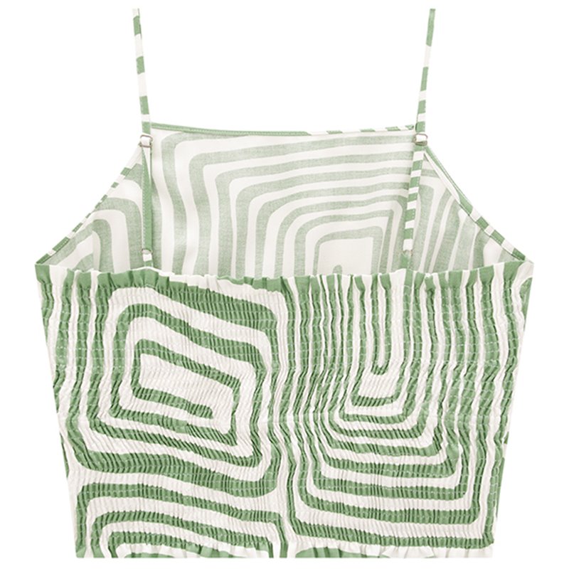 Lunender-35546 Blusa Verde