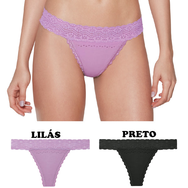 50off Lupo-40095 Calcinha Fio Dental