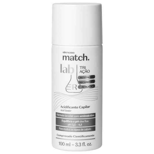 O Boticario Match Acidificante Capilar Lab 100ml