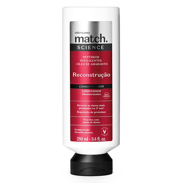 O Boticario Match Condicionador Science Reconstrucao 280ml
