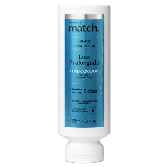 O Boticario Match Condicionador Liso Prolongado 280ml
