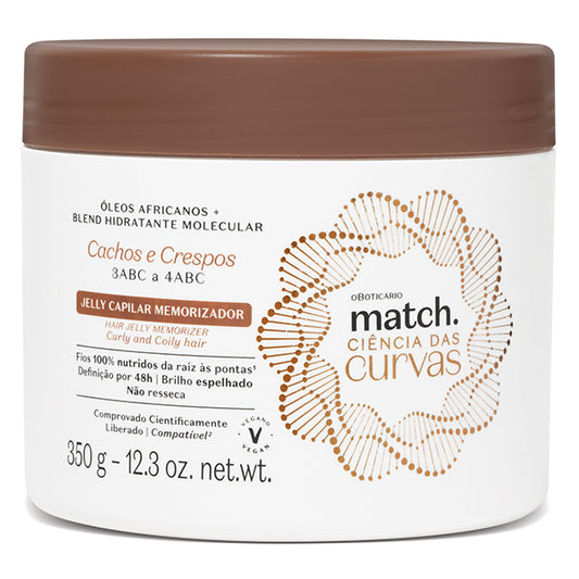 O Boticário Match CIENCIA das CURVAS JELLY Capilar 350g