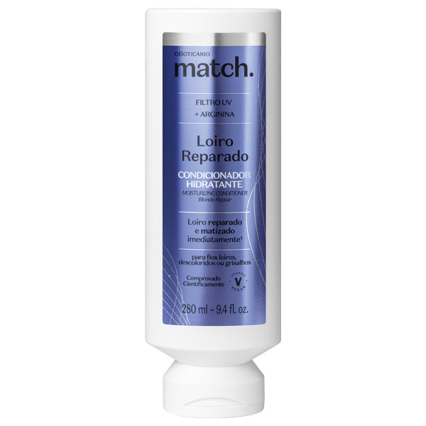 O Boticario Match Condicionador Loiro Reparado 280ml