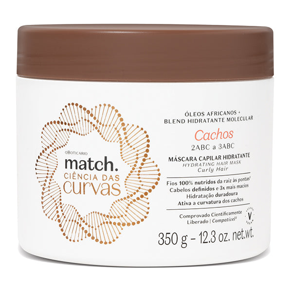 O Boticario Match Mascara Capilar Cachos Ciencia das Curvas 350g