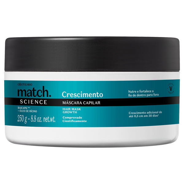 O Boticario Match Mascara Capilar Science Crescimento 250g