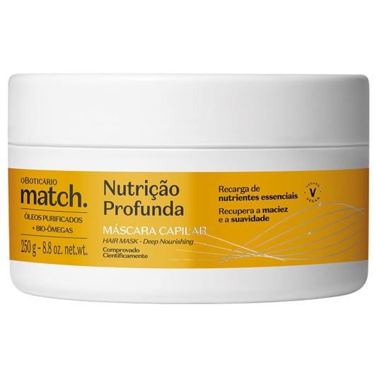 O Boticario Match Mascara Capilar Nutricao Profunda 250g