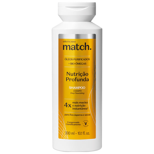 O Boticario Match Shampoo Nutricao Profunda 300ml