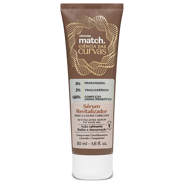 O Boticario Match Serum Para Couro Cabeludo Ciencia das Curvas 50ml