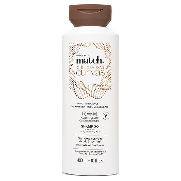 O Boticario Match Shampoo Ciencia das Curvas 300ml