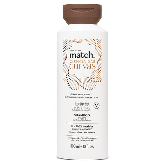 O Boticario Match Shampoo Ciencia das Curvas 300ml