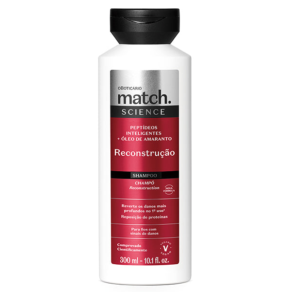 O Boticario Match Shampoo Science Reconstrucao 300ml