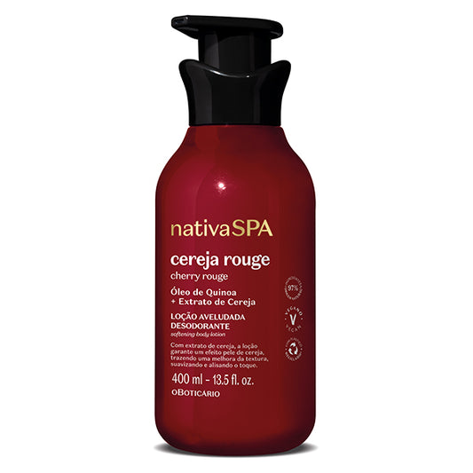 O Boticario Nativa Spa Cereja Rouge Locao Hidratante 400ml