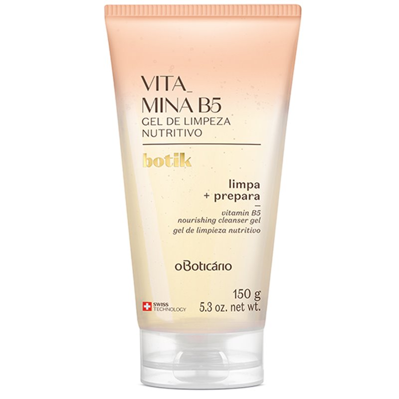 O Boticario Botik Gel de Limpeza Facial Nutritivo Vitamina B5 150g