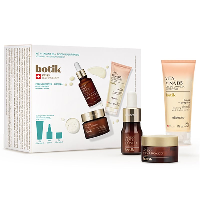 O Boticario Botik Kit Facial Vitamina B5 3 Itens