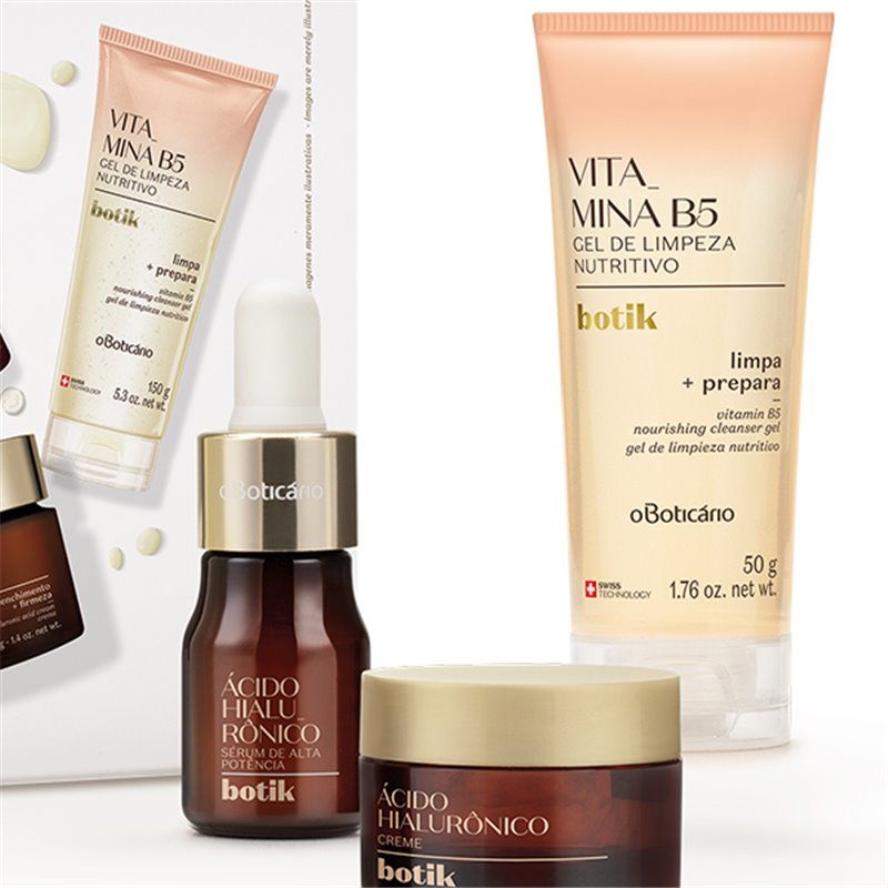 O Boticario Botik Kit Facial Vitamina B5 3 Itens