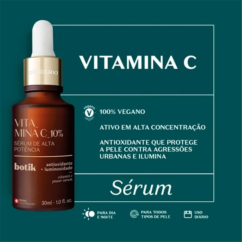 O Boticario Botik Serum de Alta Potencia Vitamina C 10% 30ml