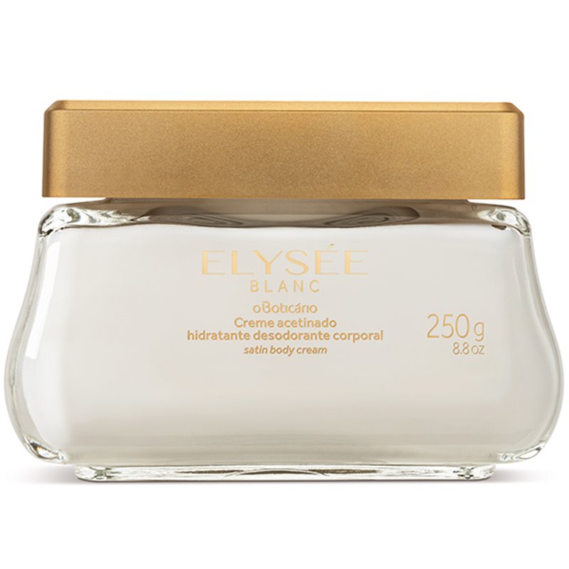 O Boticario Elysee Blanc Creme Acetinado 250g