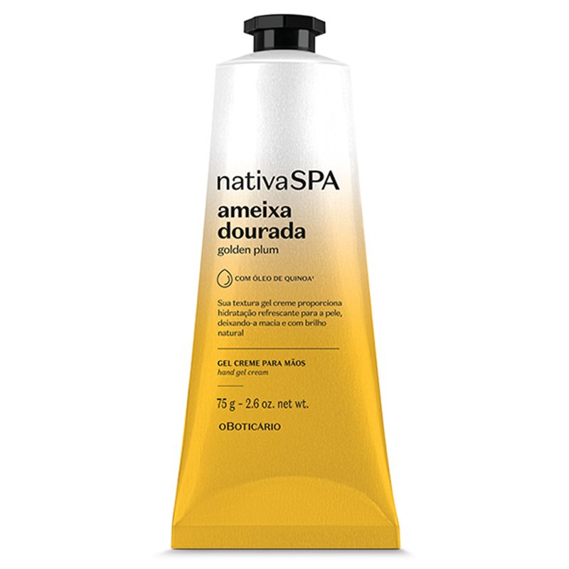 O Boticario Nativa SPA Creme Para Maos Ameixa Dourada 75g