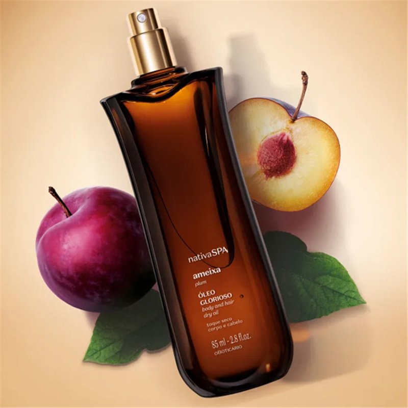 O Boticario Nativa SPA Oleo Multifuncional Glorioso Ameixa 85ml