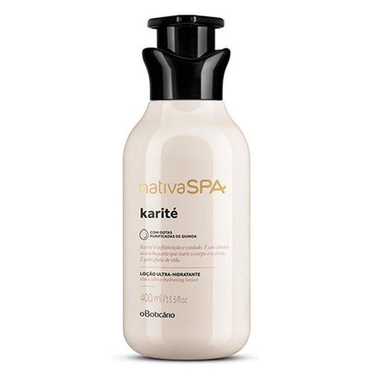 O Boticario Nativa Spa Locao Ultra Hidratante Corporal Karite 400ml